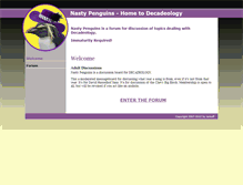 Tablet Screenshot of nastypenguins.com